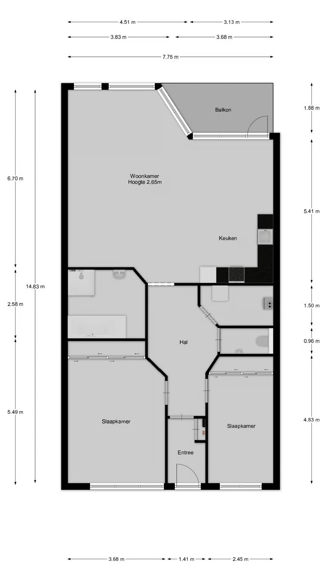 Appartement te koop: Schoolstraat 80, Bussum