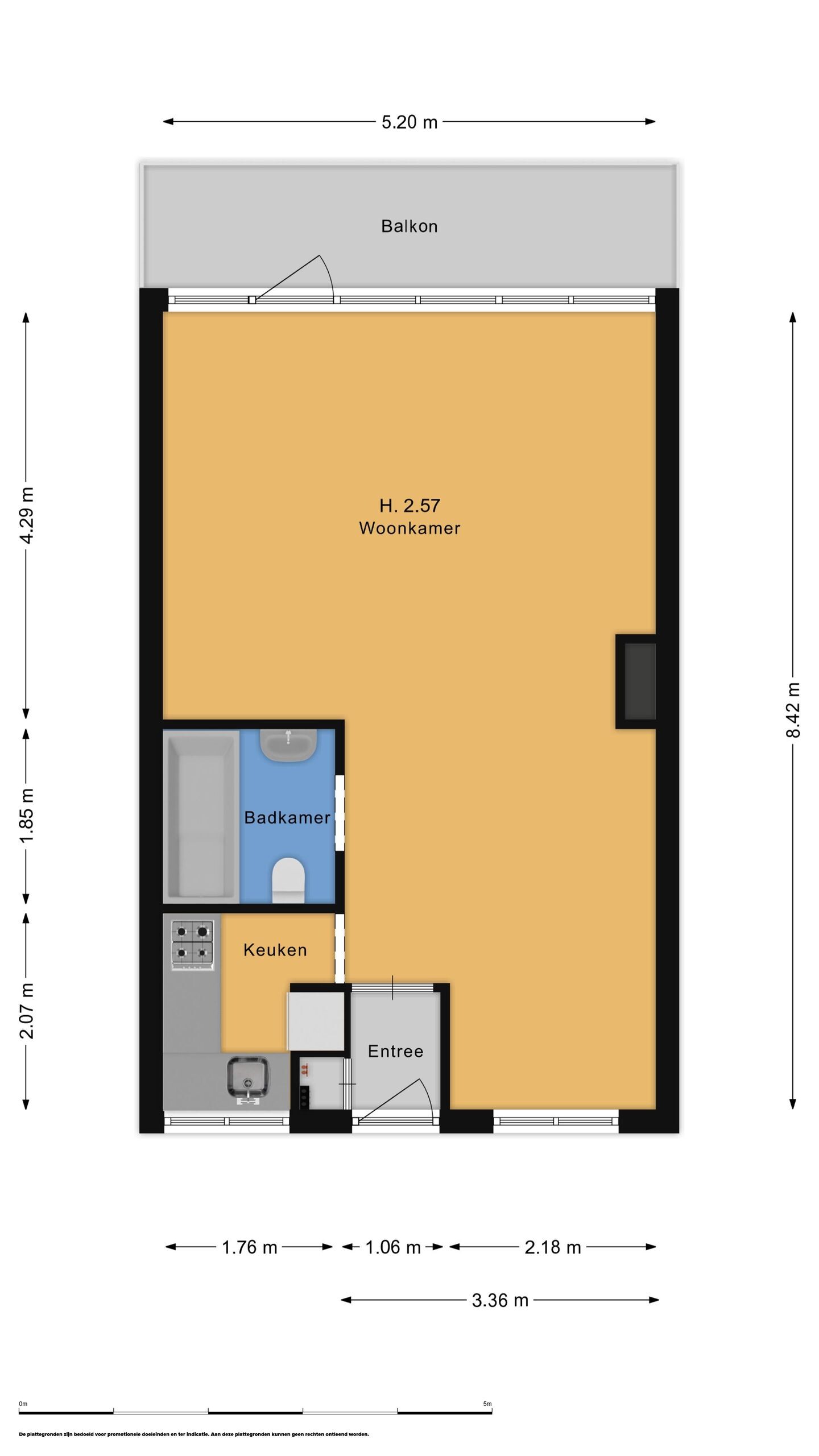 Studio te koop: Amersfoortsestraatweg 34, Naarden