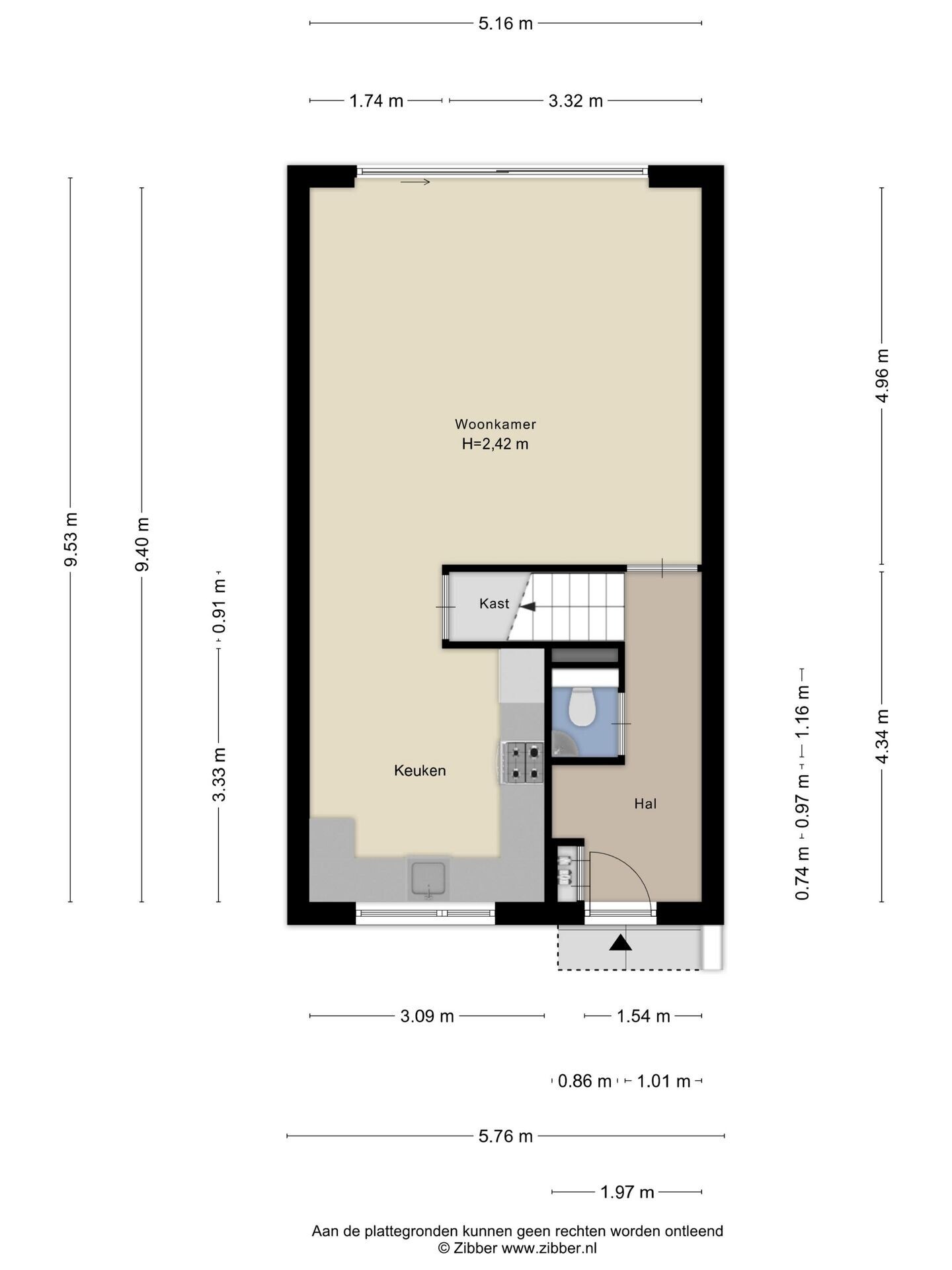 Tussenwoning te koop: Beellaan 13, Uithoorn