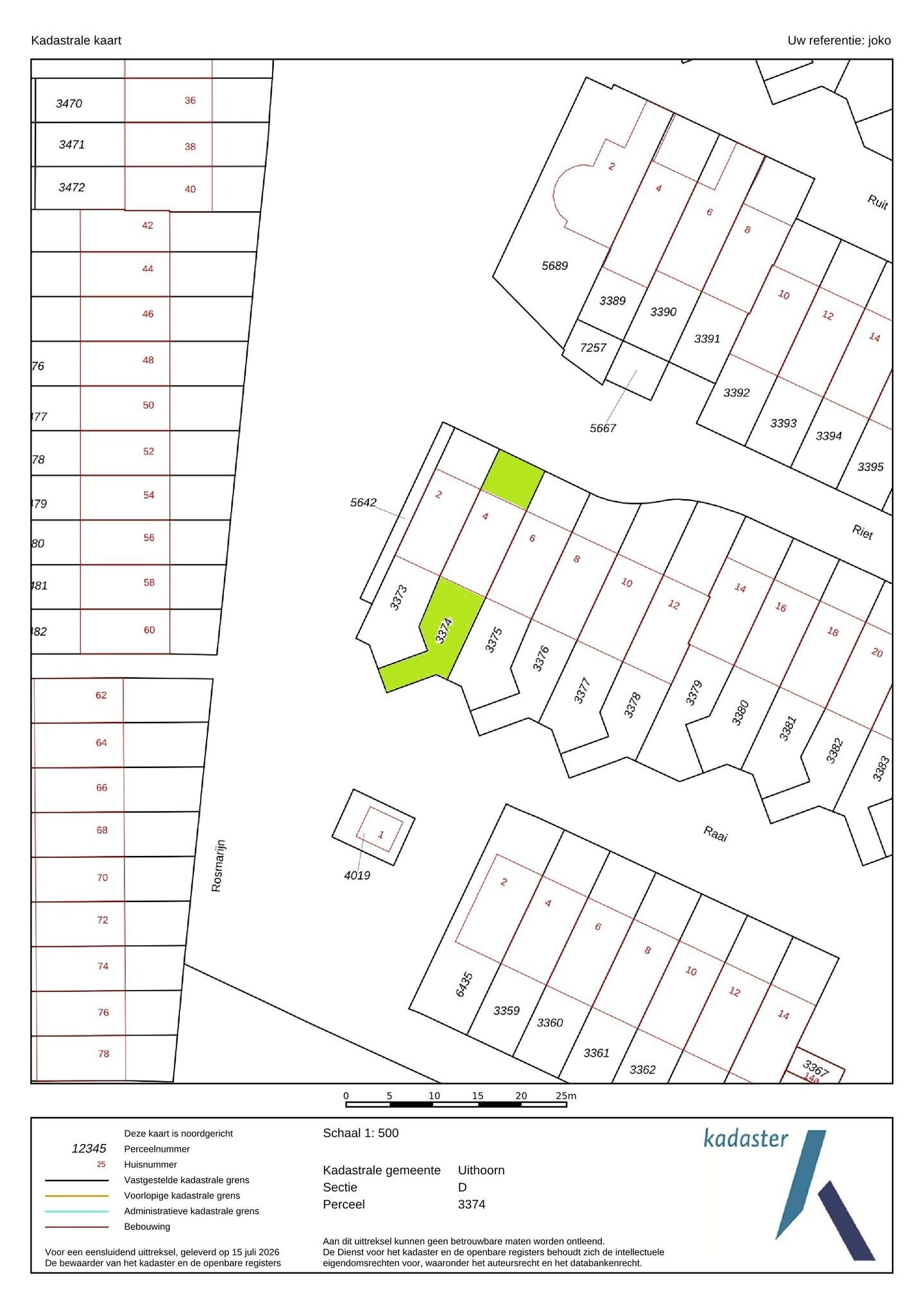 Tussenwoning te koop: Riet 4, Uithoorn