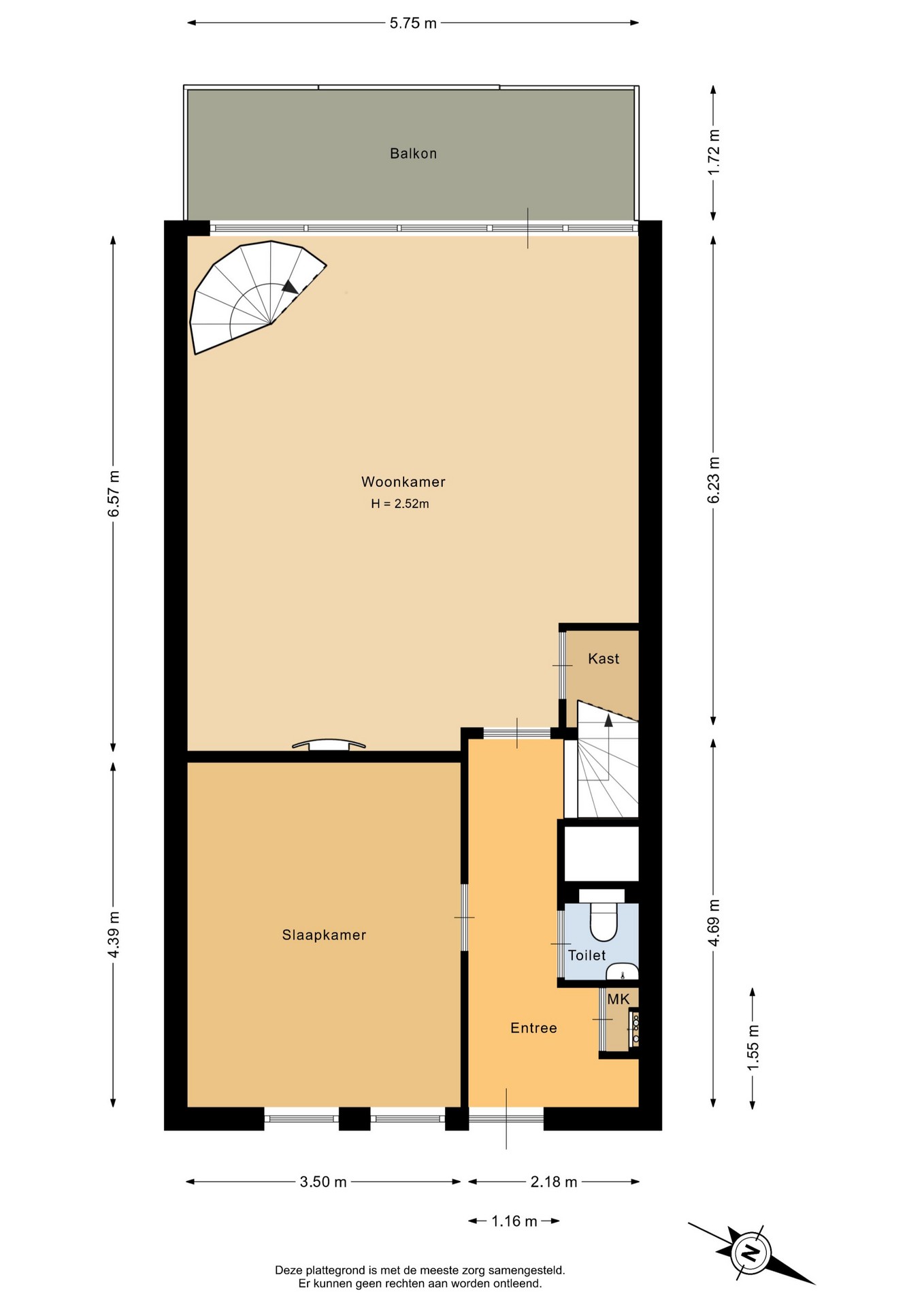 Appartement te koop: De Boeg 128, Zaandam