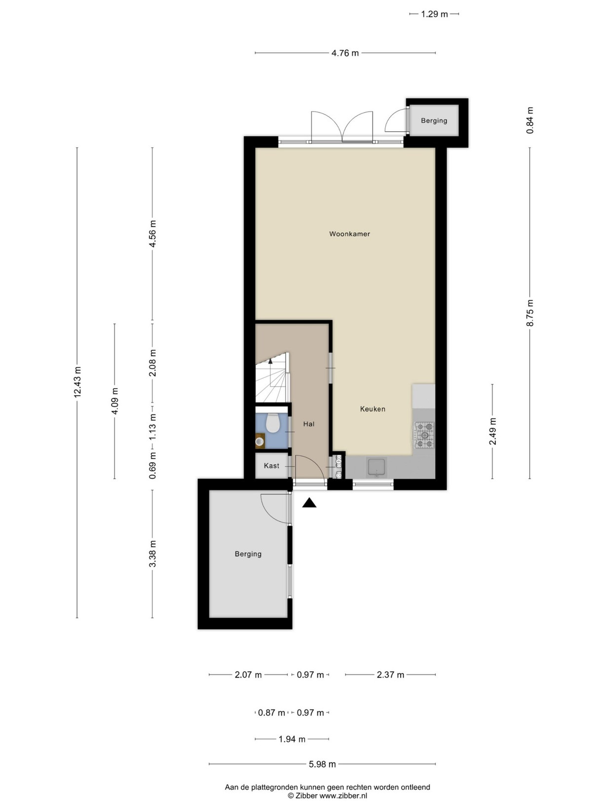 Tussenwoning te koop: Eemmeer 18, Zaandam