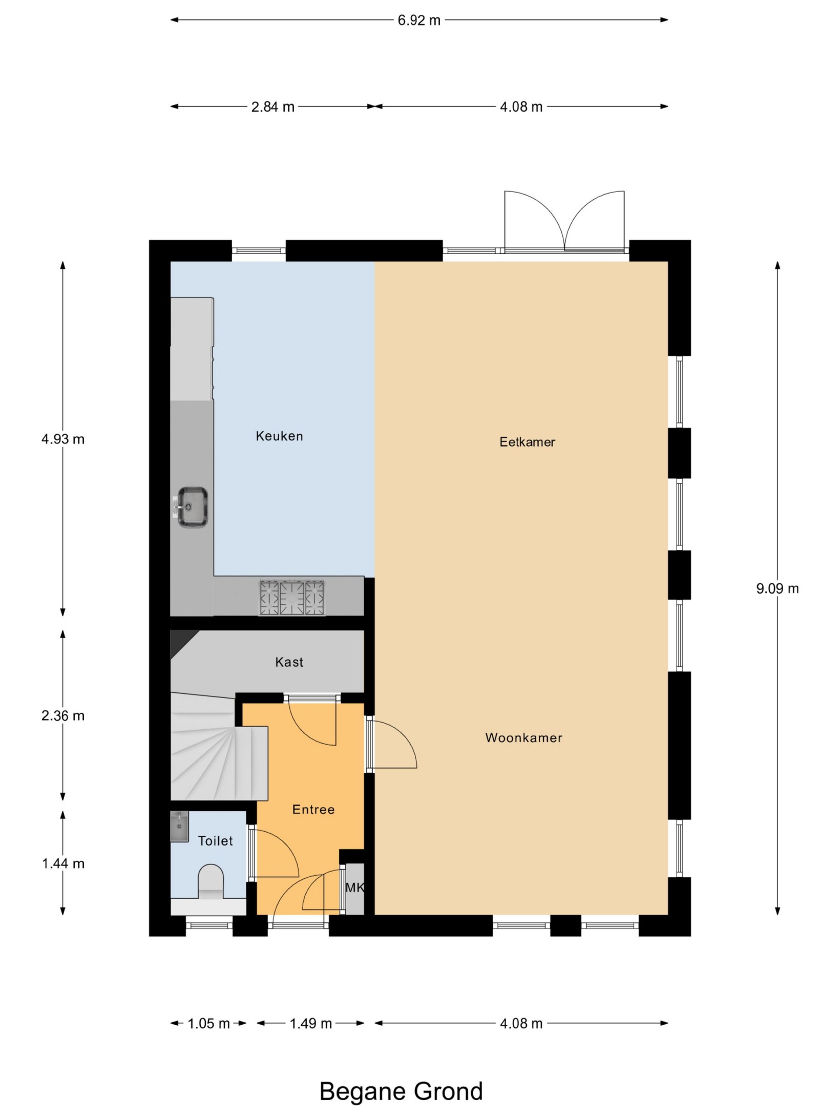 Twee-onder-één-kap te koop: J.J. Allanstraat 270, Westzaan