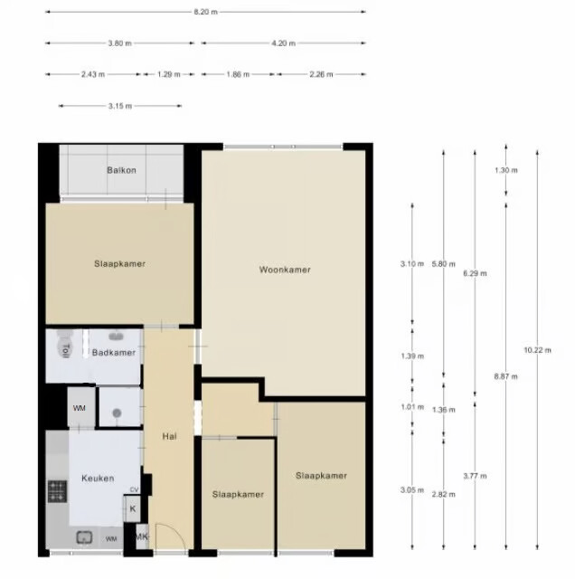 Appartement te koop: Lisdoddelaan 36, Krommenie