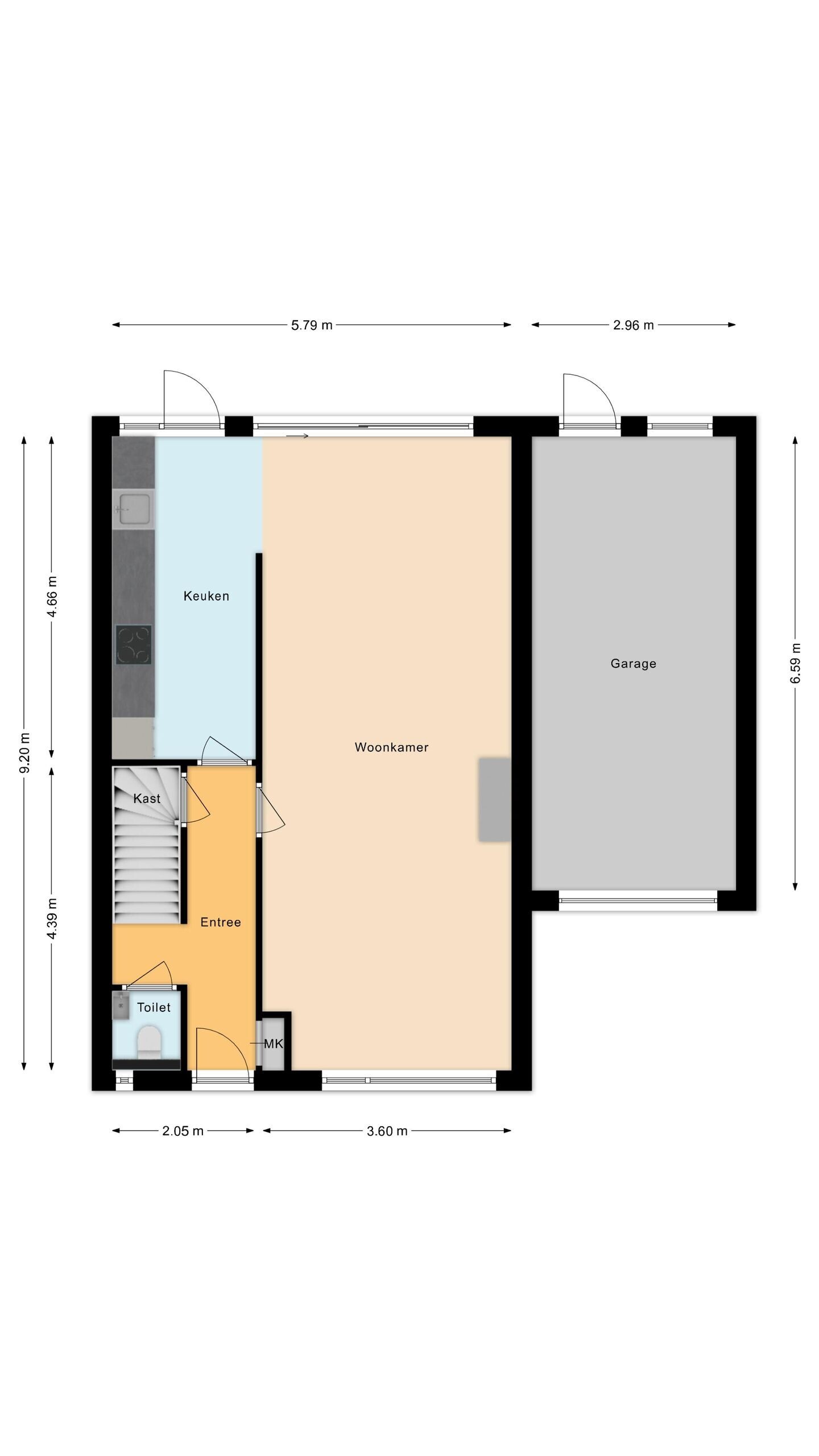 Tussenwoning te koop: Meester Hommesstraat 5, Enkhuizen