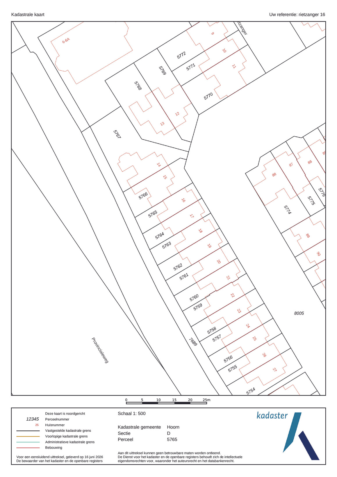 Tussenwoning te koop: Rietzanger 16, Hoorn