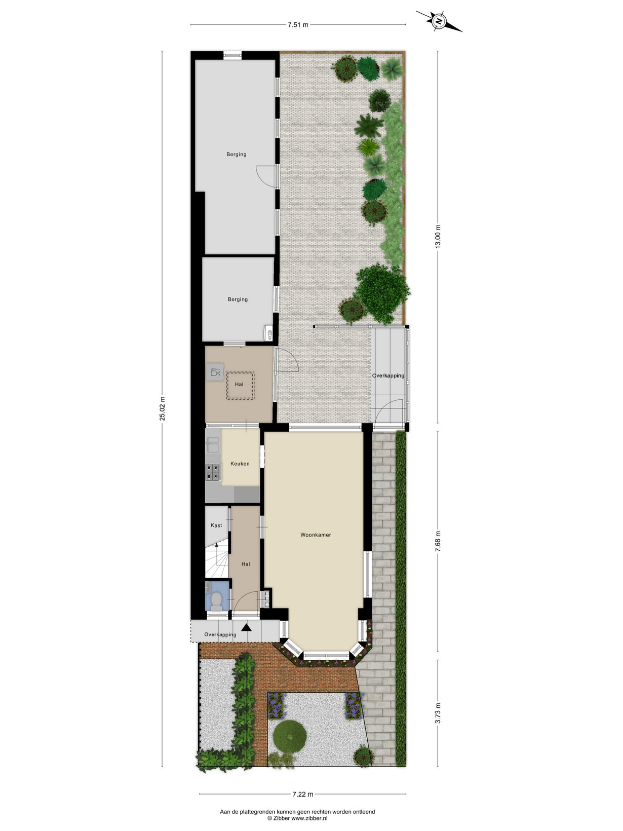 Twee-onder-één-kap te koop: Bernhardstraat 23, Avenhorn