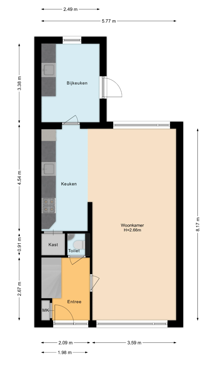 Tussenwoning te koop: Gruttolaan 18, Wieringerwaard