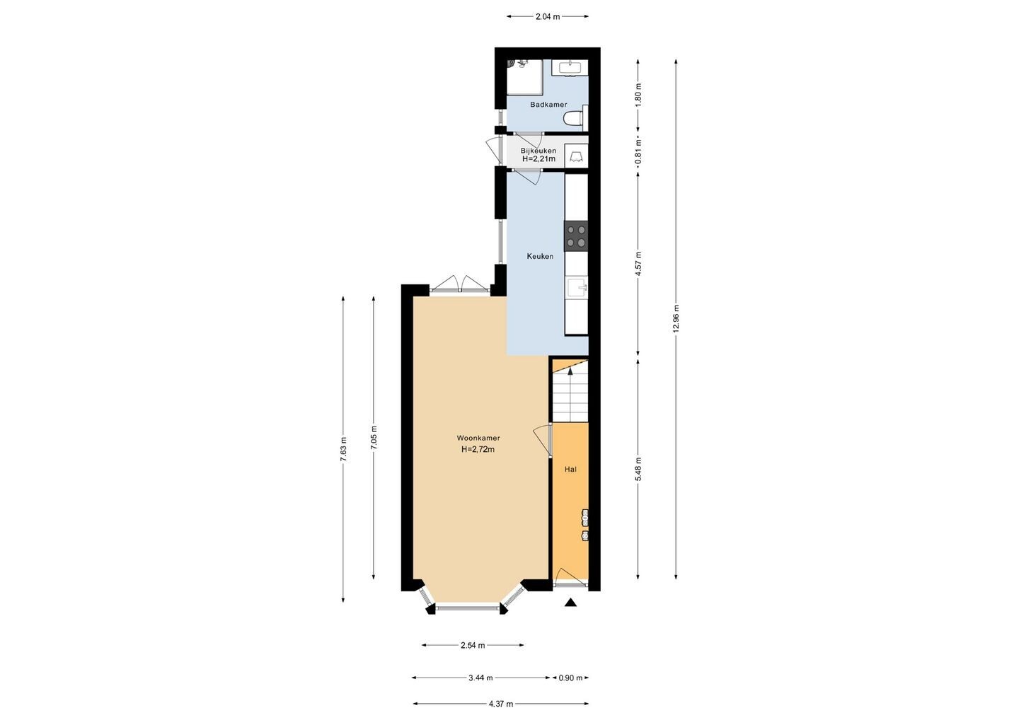 Tussenwoning te koop: Goudsbloemstraat 20, Den Helder
