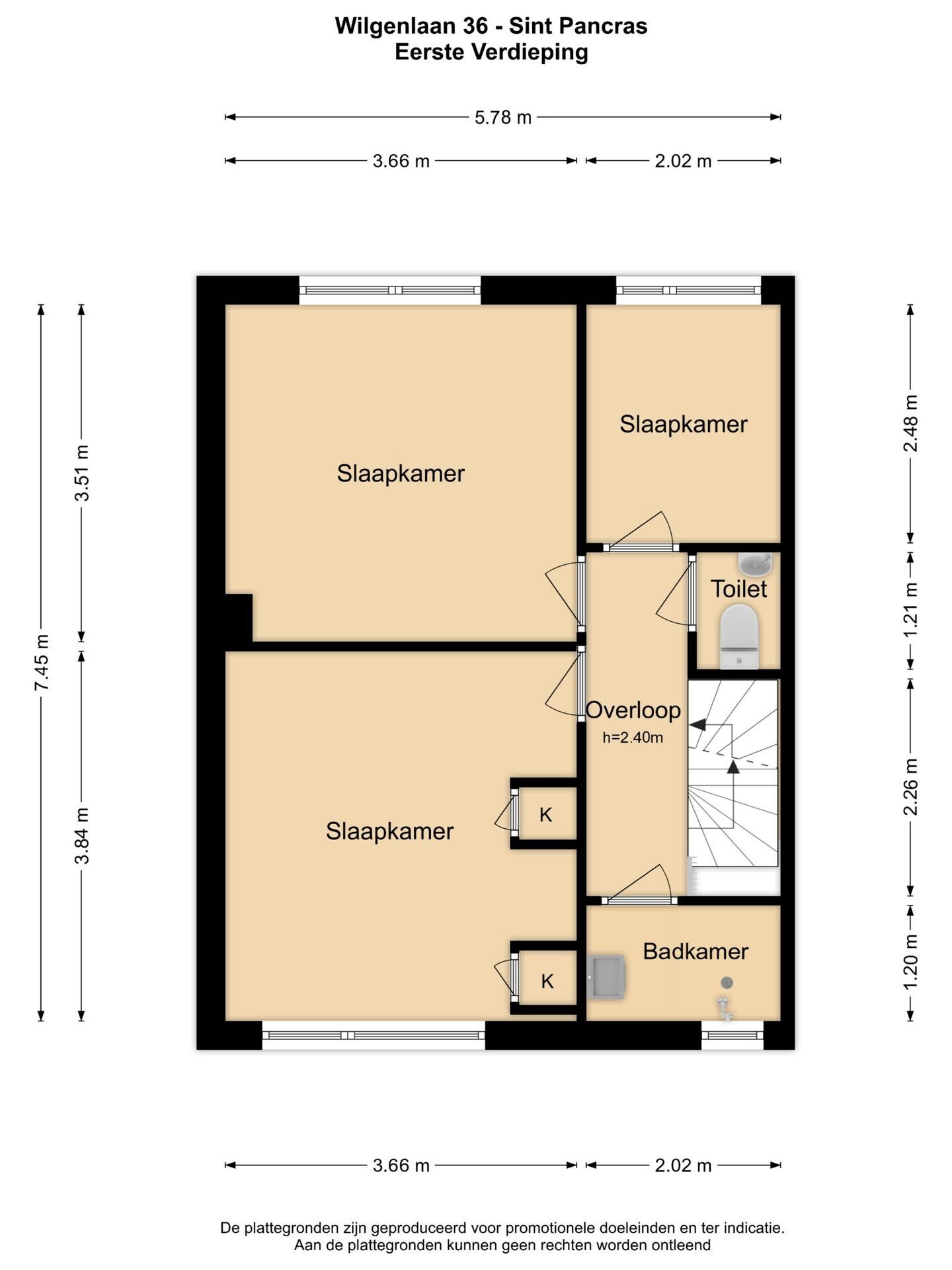 Hoekwoning te koop: Wilgenlaan 36, Sint Pancras