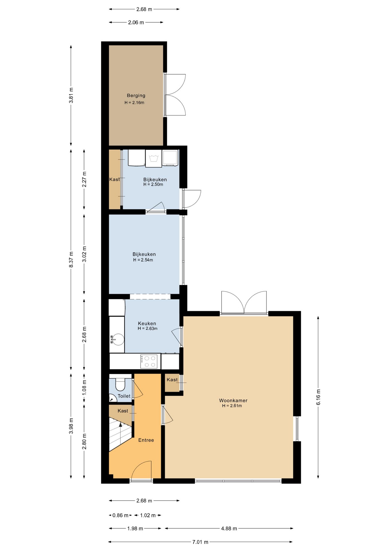 Twee-onder-één-kap te koop: Kennemerstraatweg 221, Heiloo