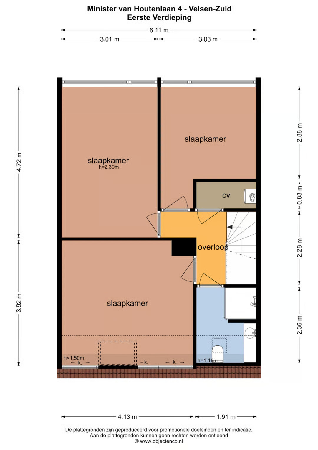 Tussenwoning te koop: Minister van Houtenlaan 4, Velsen-Zuid