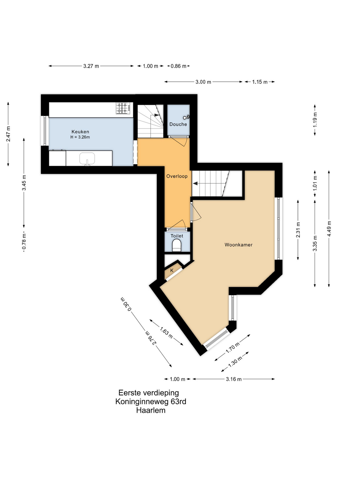 Appartement te koop: Koninginneweg 63RD, Haarlem