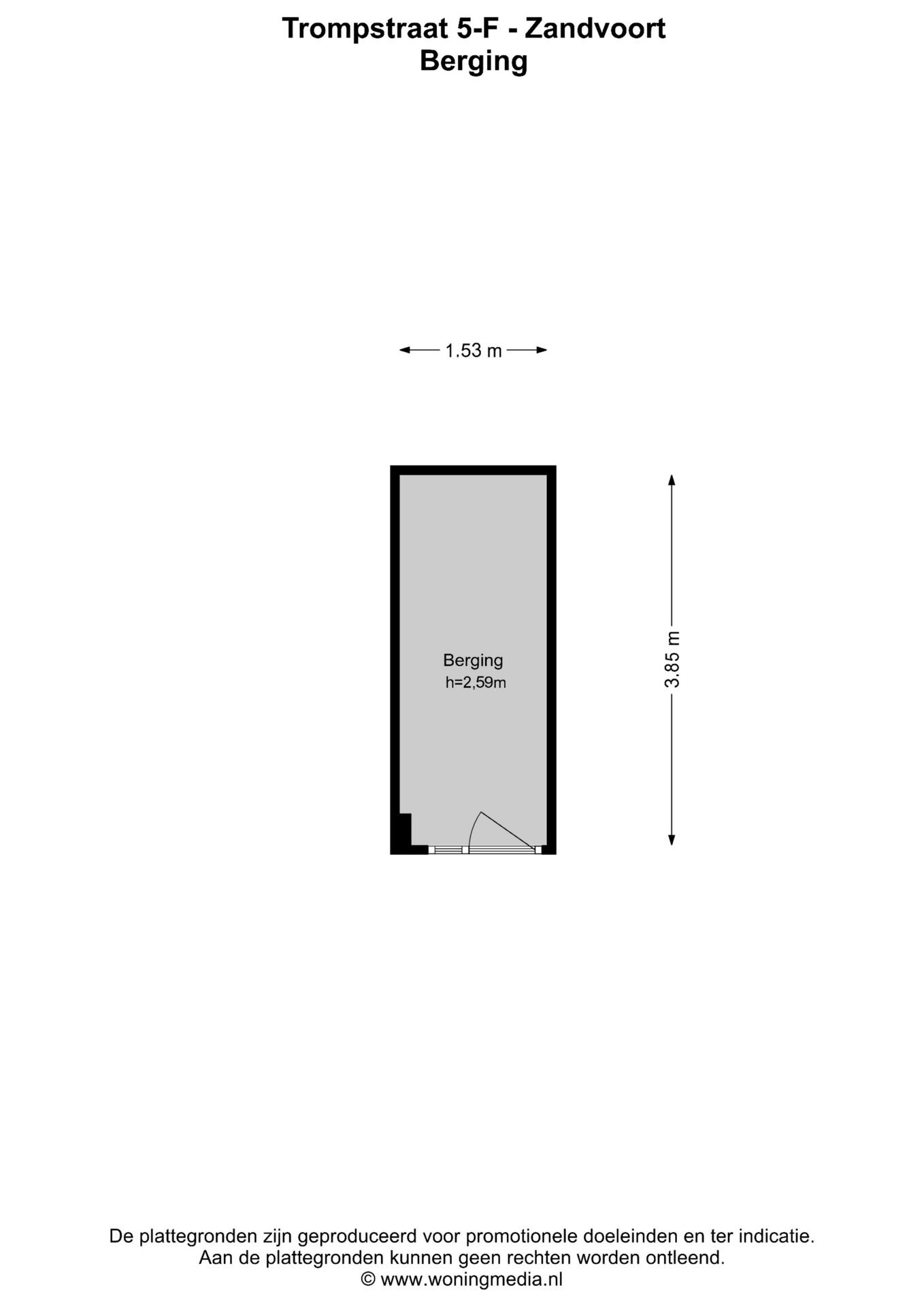 Appartement te koop: Trompstraat 5F, Zandvoort