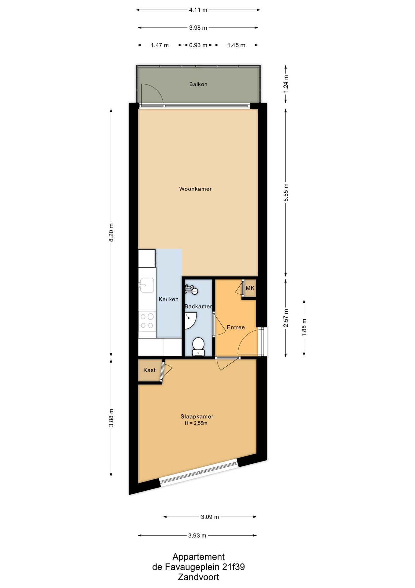 Appartement te koop: de Favaugeplein 21F39, Zandvoort