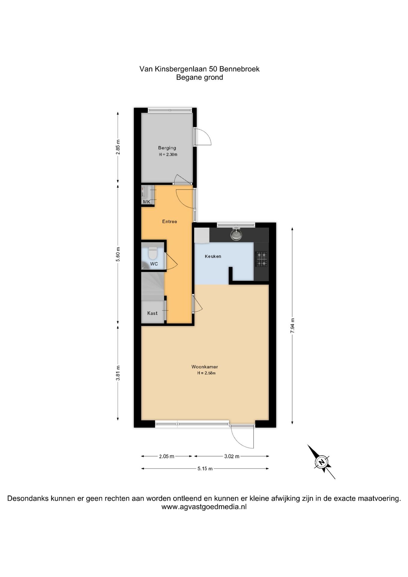 Tussenwoning te koop: van Kinsbergenlaan 50, Bennebroek