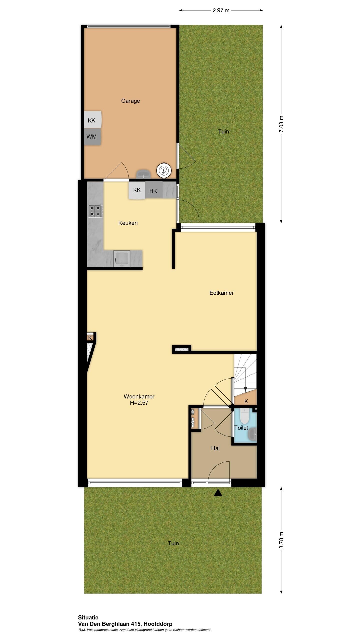Tussenwoning te koop: Van den Berghlaan 415, Hoofddorp
