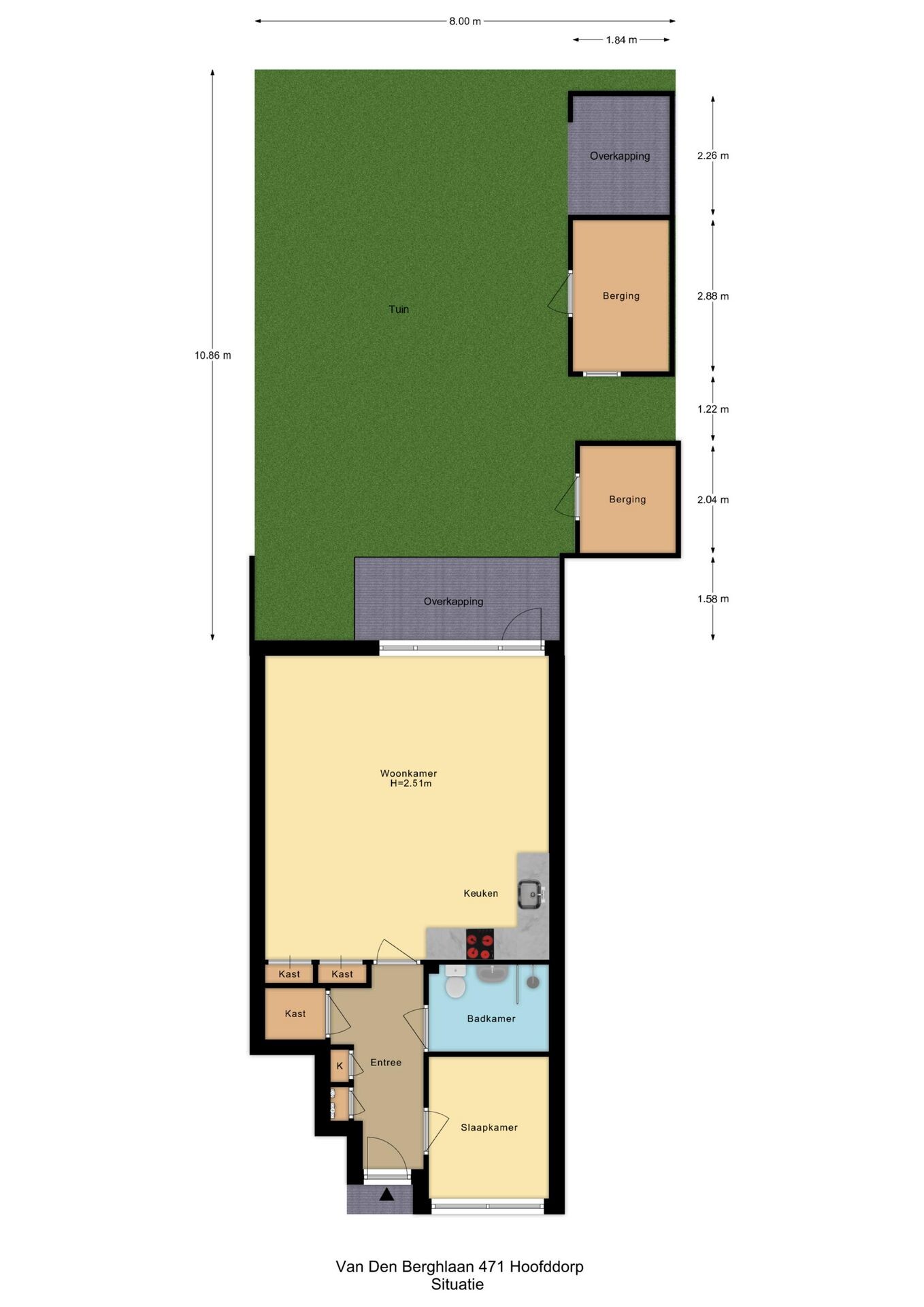Appartement te koop: Van den Berghlaan 471, Hoofddorp