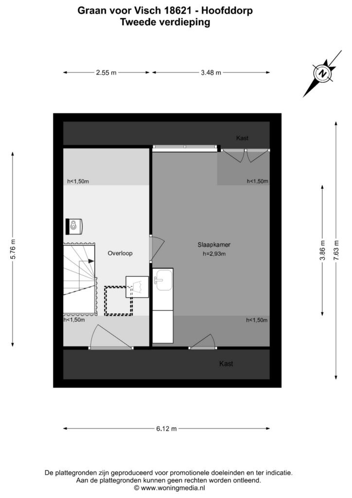 Tussenwoning te koop: Graan voor Visch 18621, Hoofddorp