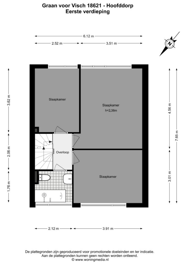 Tussenwoning te koop: Graan voor Visch 18621, Hoofddorp
