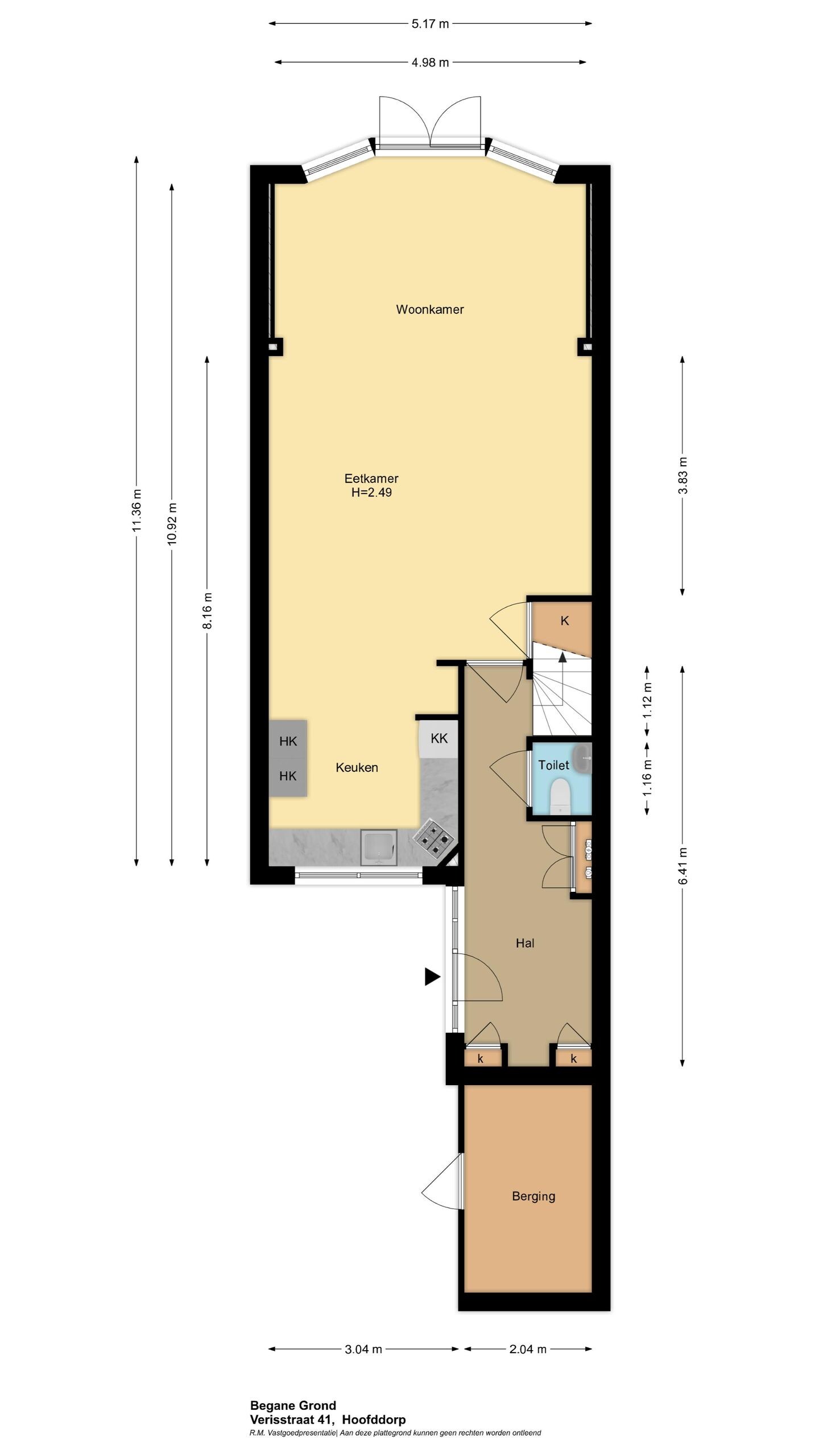 Tussenwoning te koop: Verisstraat 41, Hoofddorp