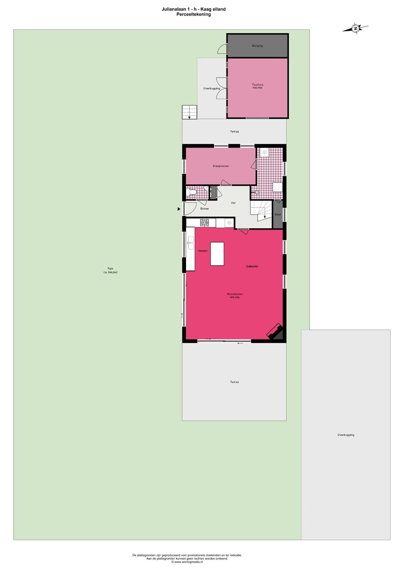 Vrijstaande woning te koop: Julianalaan 1H, Kaag