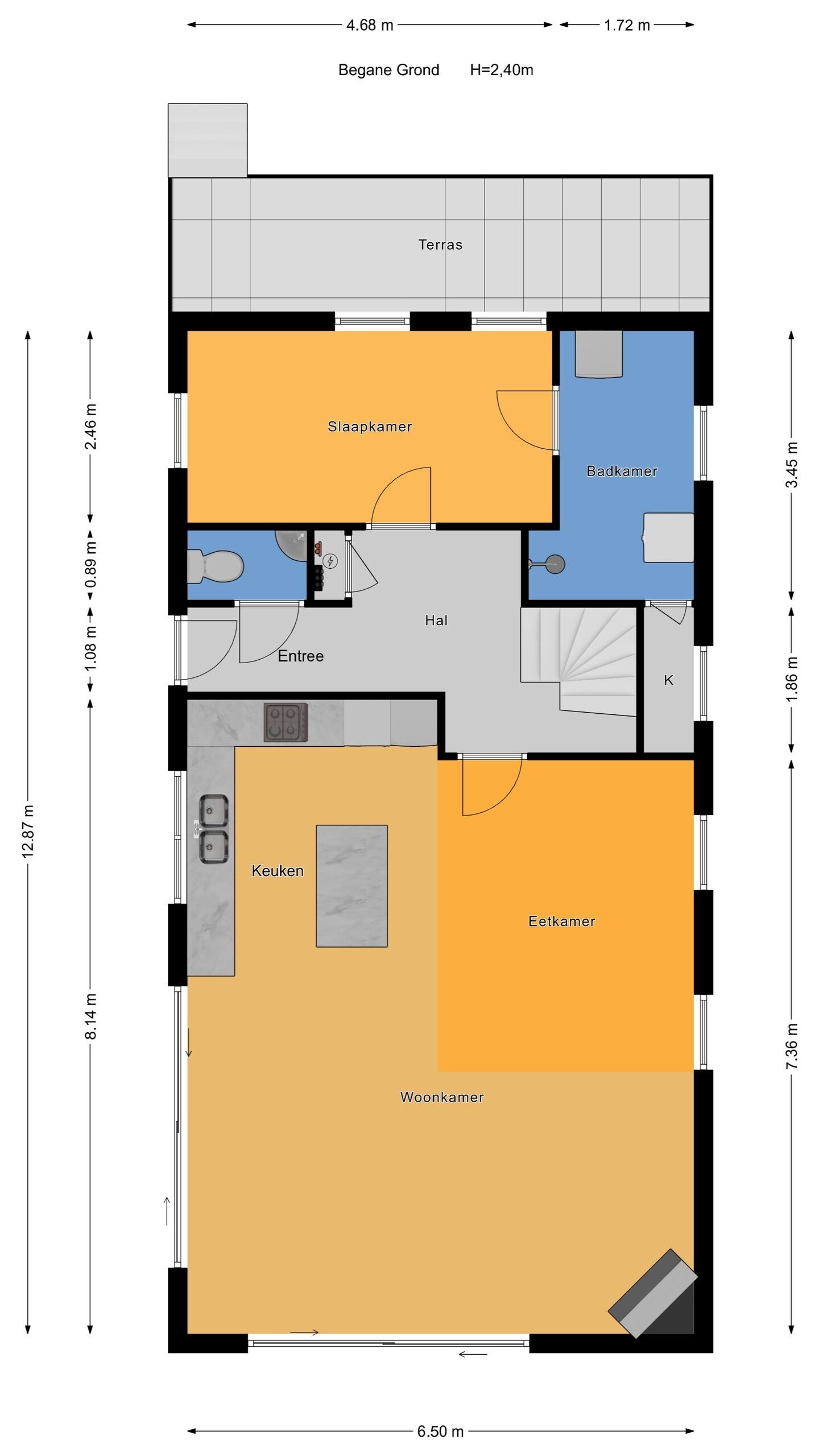 Vrijstaande woning te koop: Julianalaan 1H, Kaag