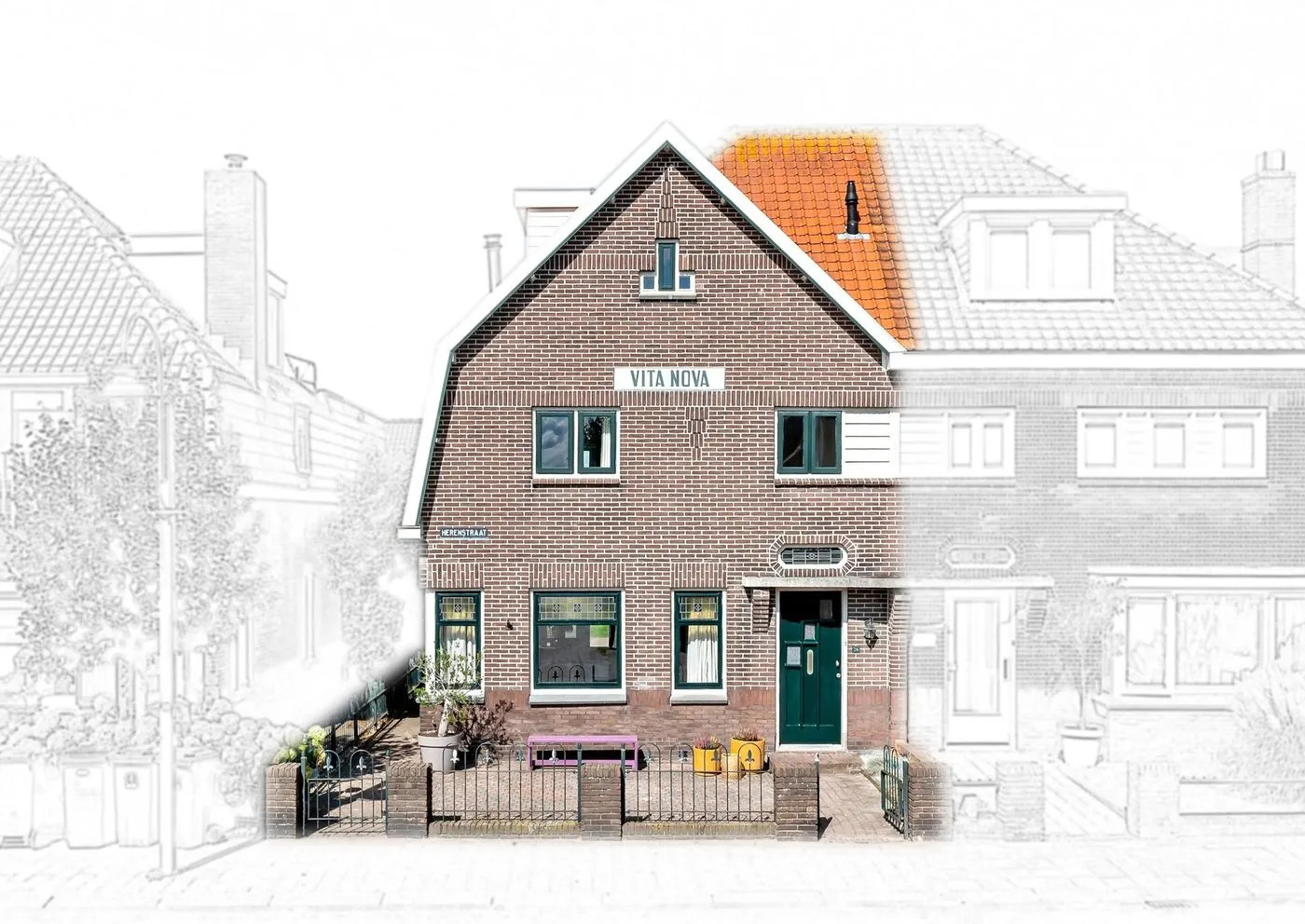 Twee-onder-één-kap te koop: Herenstraat 78, Voorhout