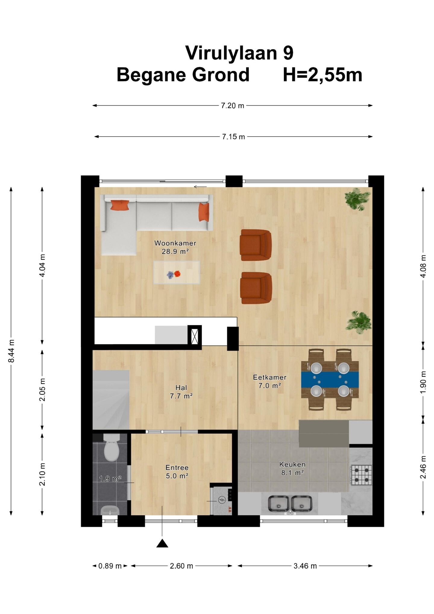 Tussenwoning te koop: Virulylaan 9, Leidschendam