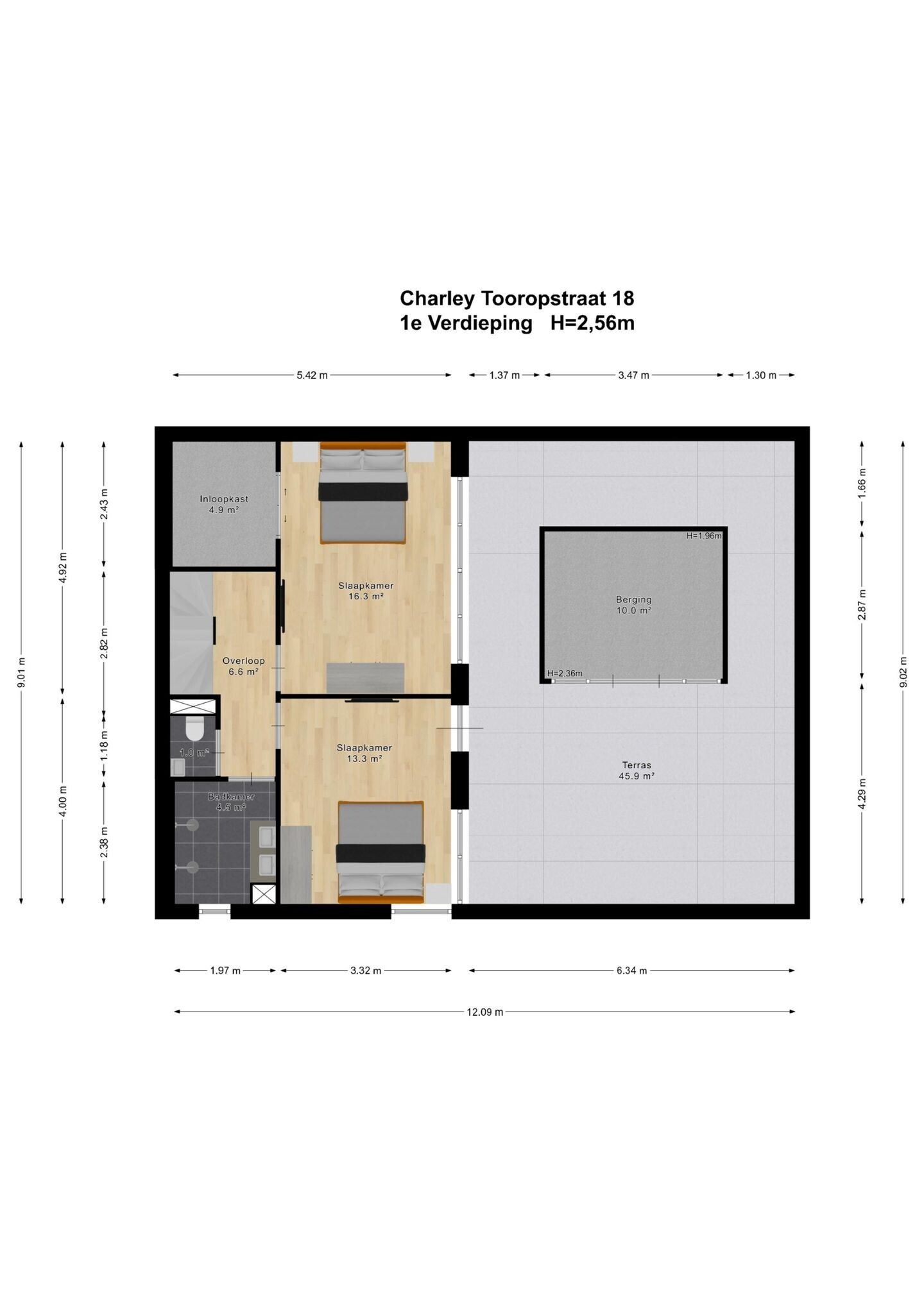 Appartement te koop: Charley Tooropstraat 18, Voorburg