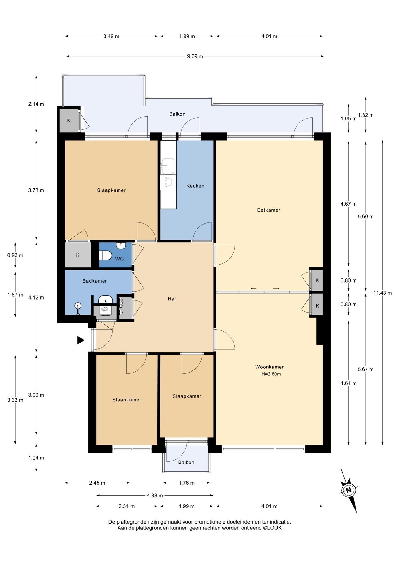 Appartement te koop: Koningin Julianalaan 90, Voorburg