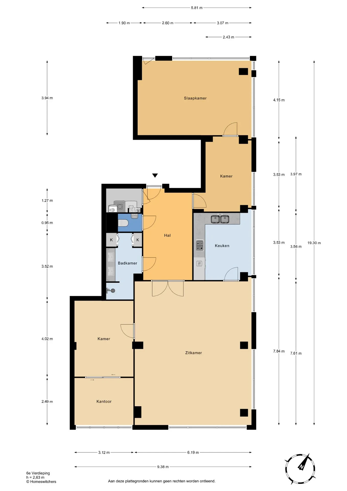 Appartement te koop: Burgemeester Elsenlaan 241F602, Rijswijk