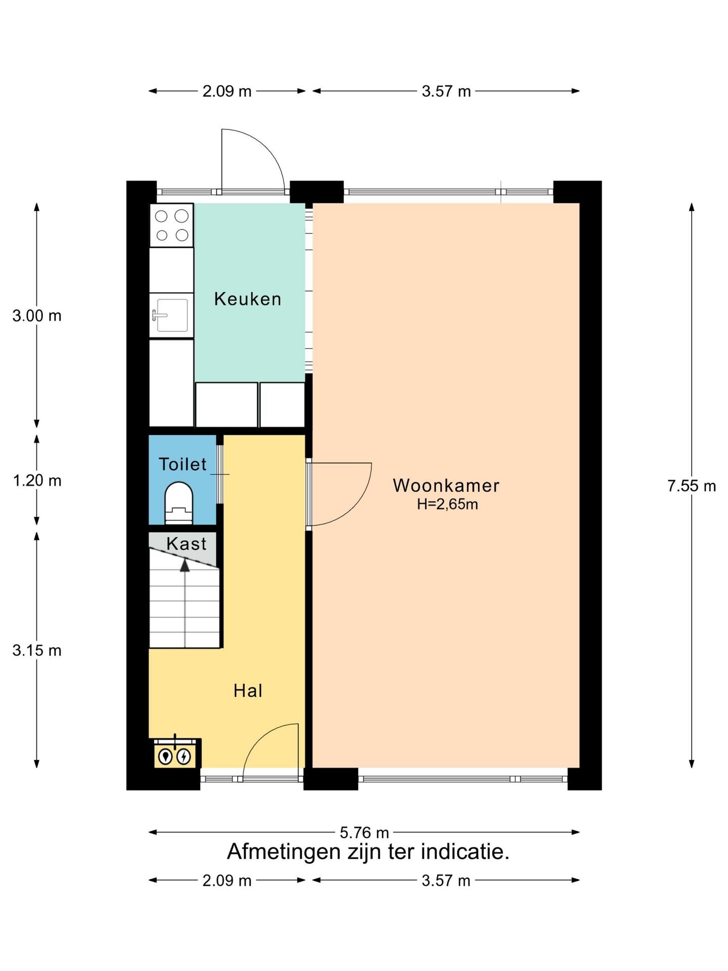 Tussenwoning te koop: Jacob Marisstraat 6, Hazerswoude-Dorp