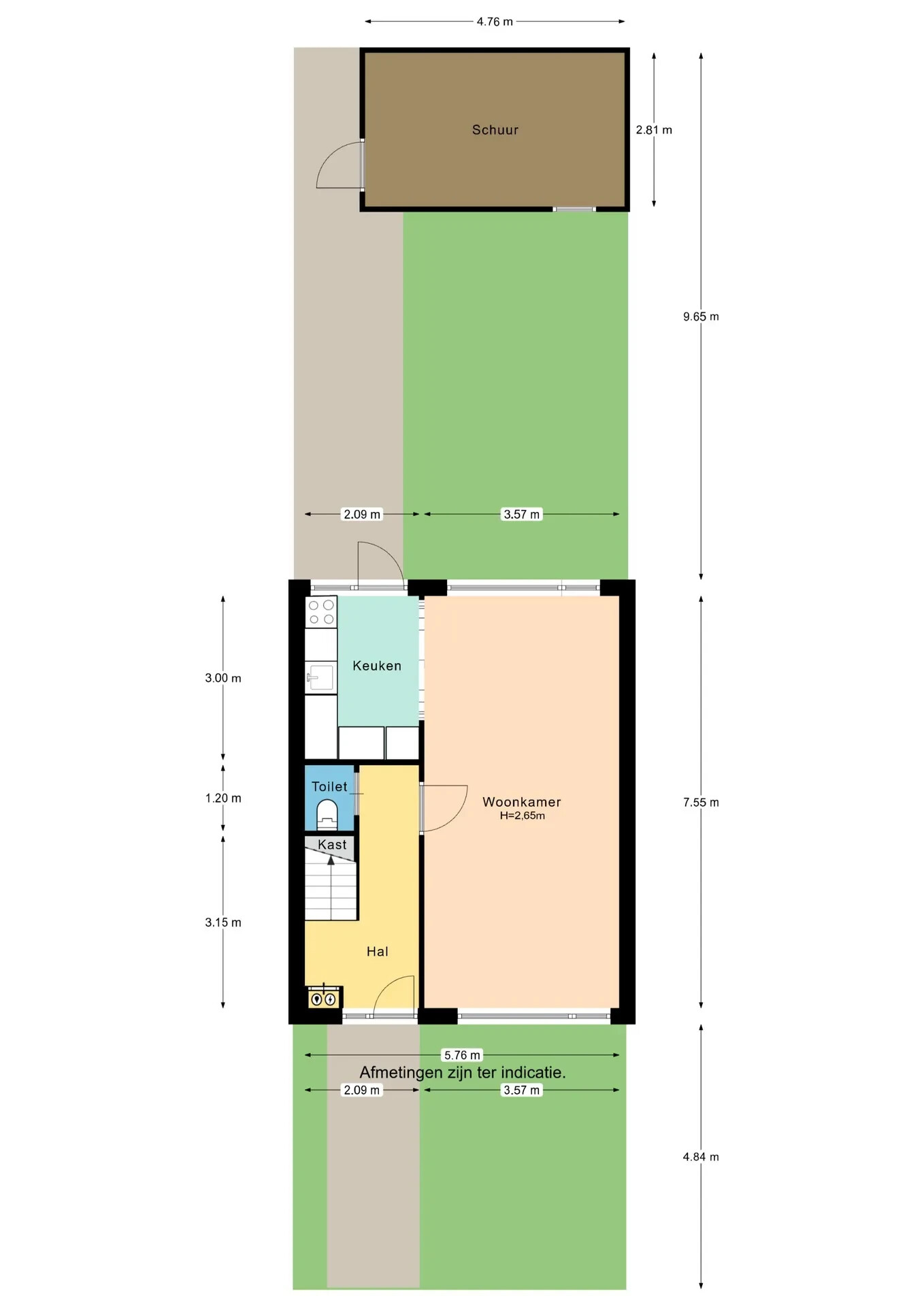 Tussenwoning te koop: Jacob Marisstraat 6, Hazerswoude-Dorp