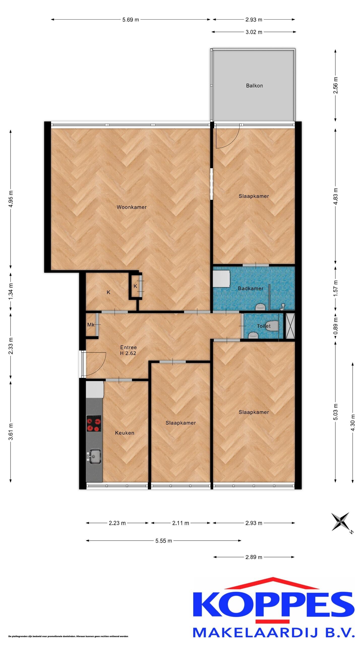 Appartement te koop: Valeriusplein 156, Alphen Aan Den Rijn