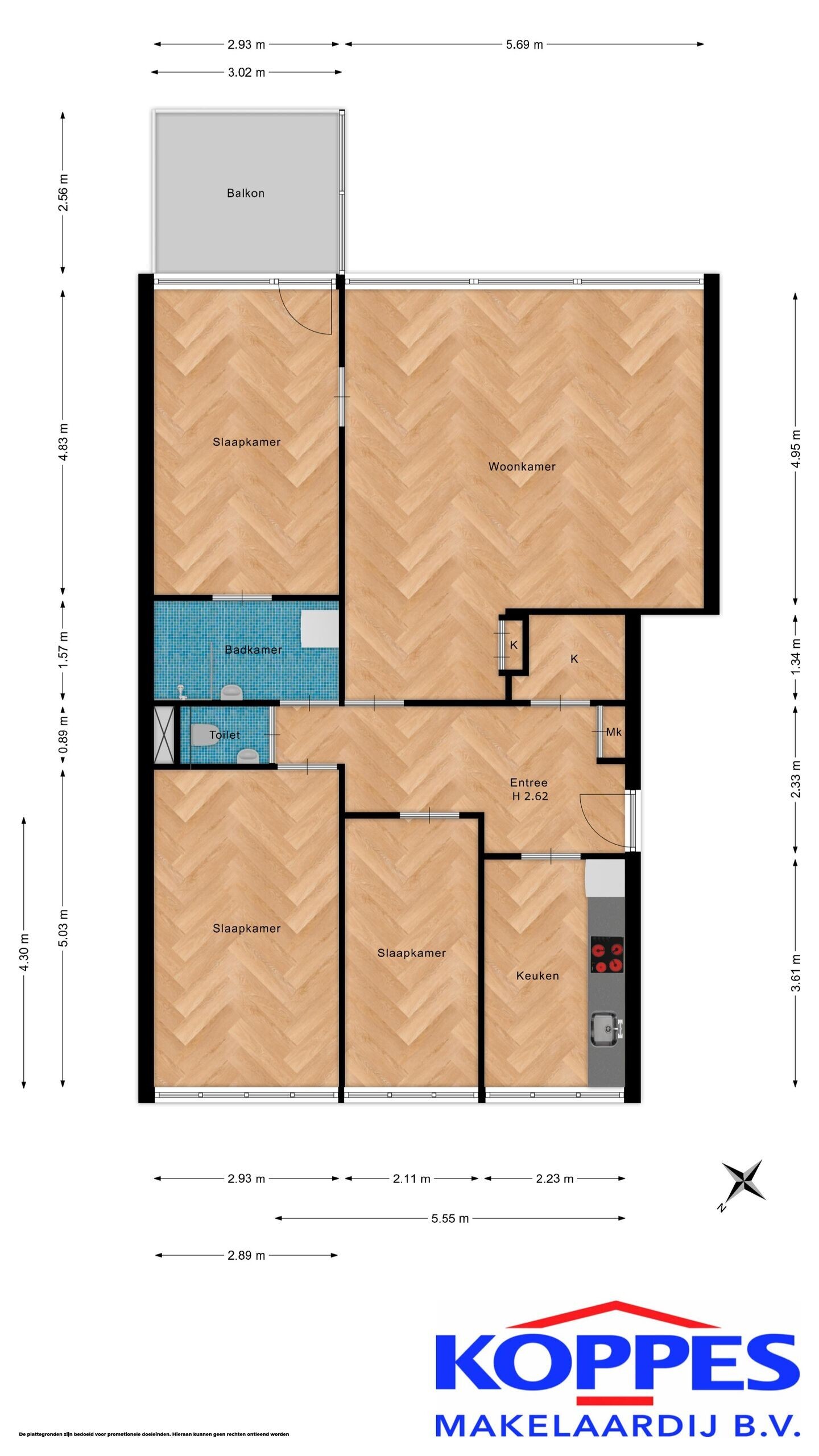 Appartement te koop: Valeriusplein 342, Alphen Aan Den Rijn