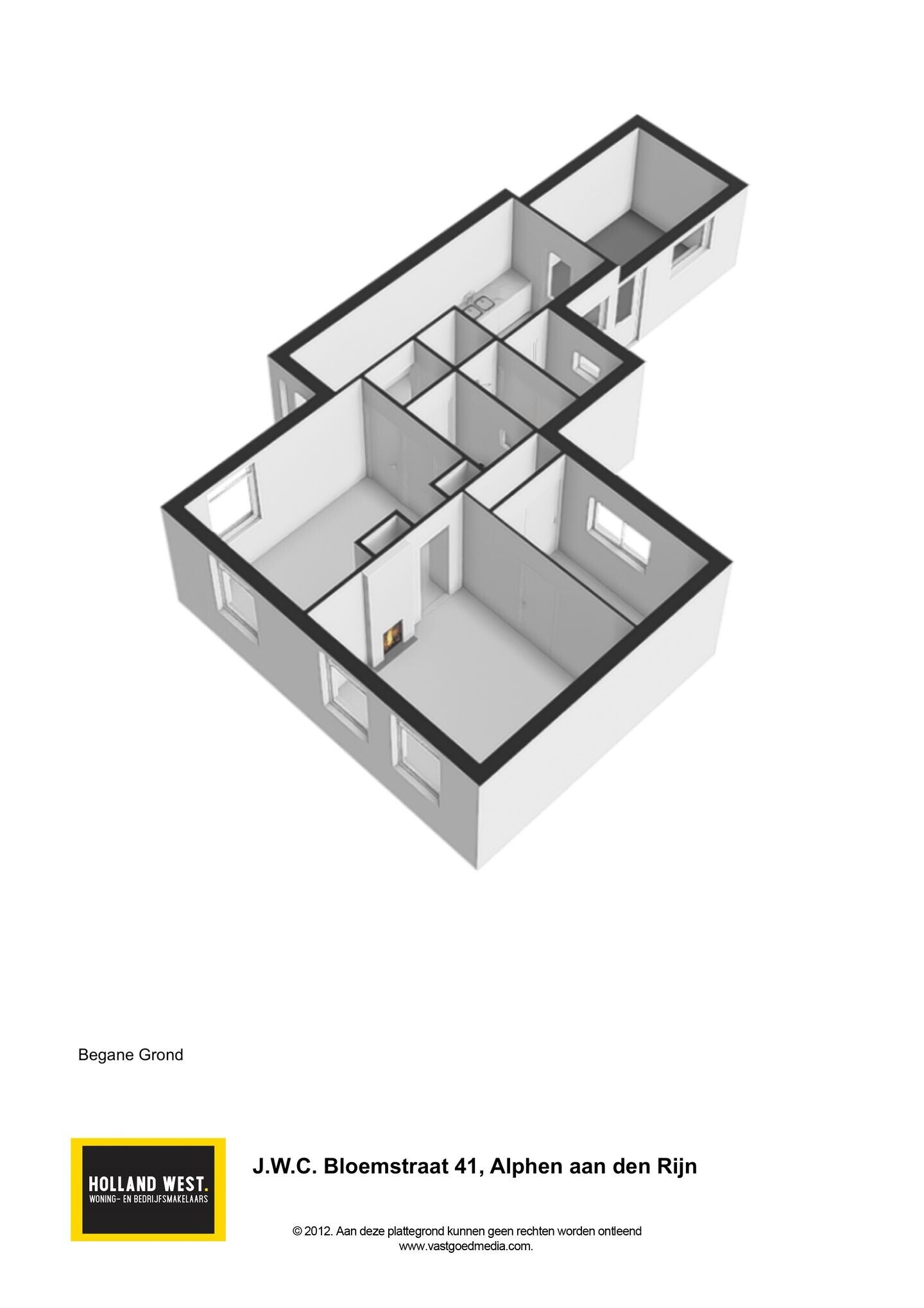 Tussenwoning te koop: J.W.C. Bloemstraat 41, Alphen Aan Den Rijn