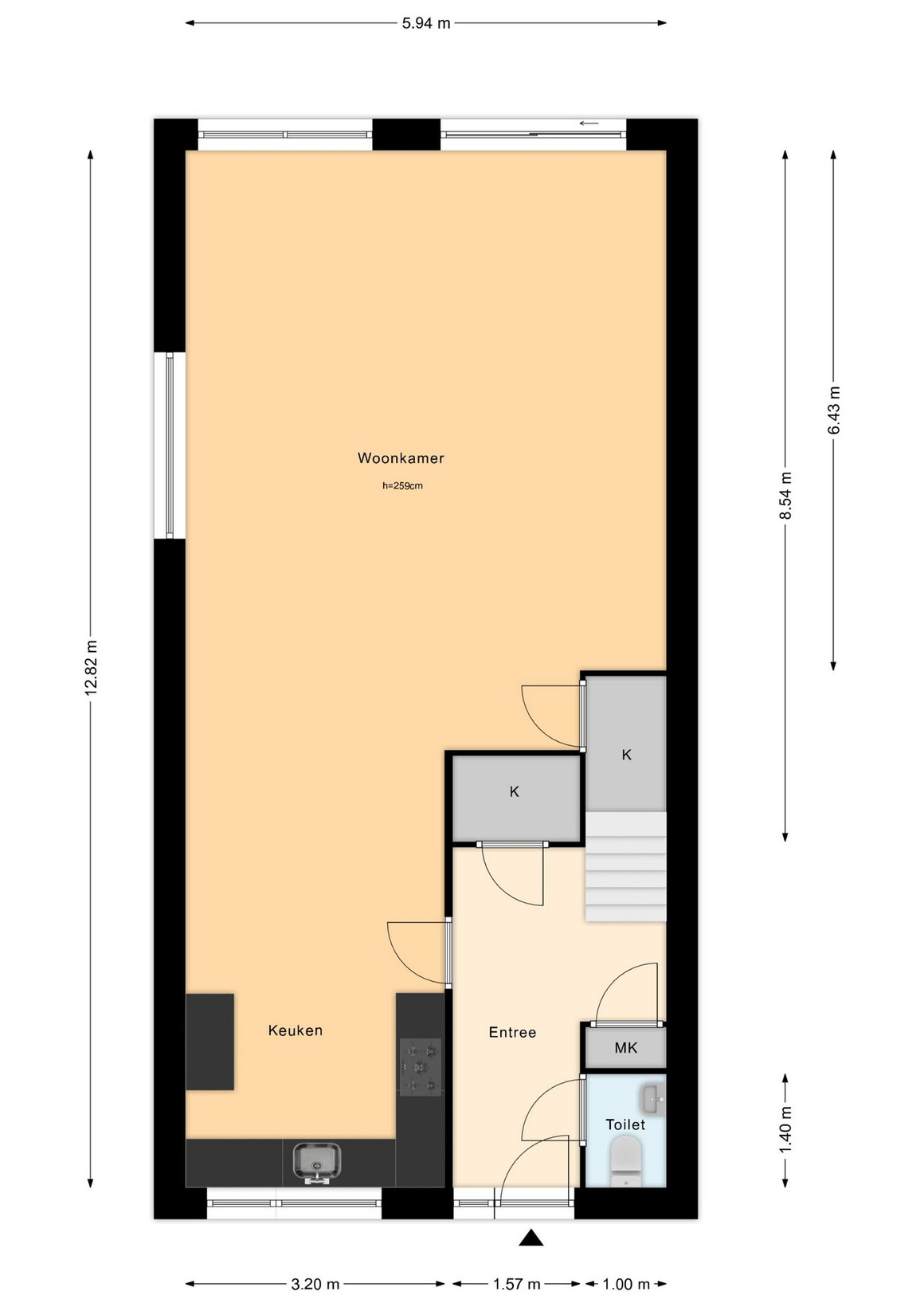 Twee-onder-één-kap te koop: Hertog Albrechtstraat 84, Zevenhoven
