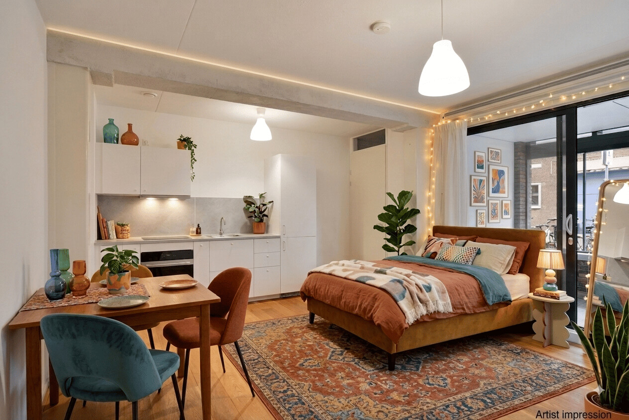Studio te koop: Verisstraat 166, 'S-Gravenhage