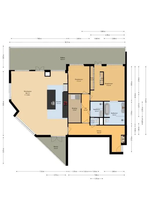 Appartement te koop: Deltaplein 317, 'S-Gravenhage