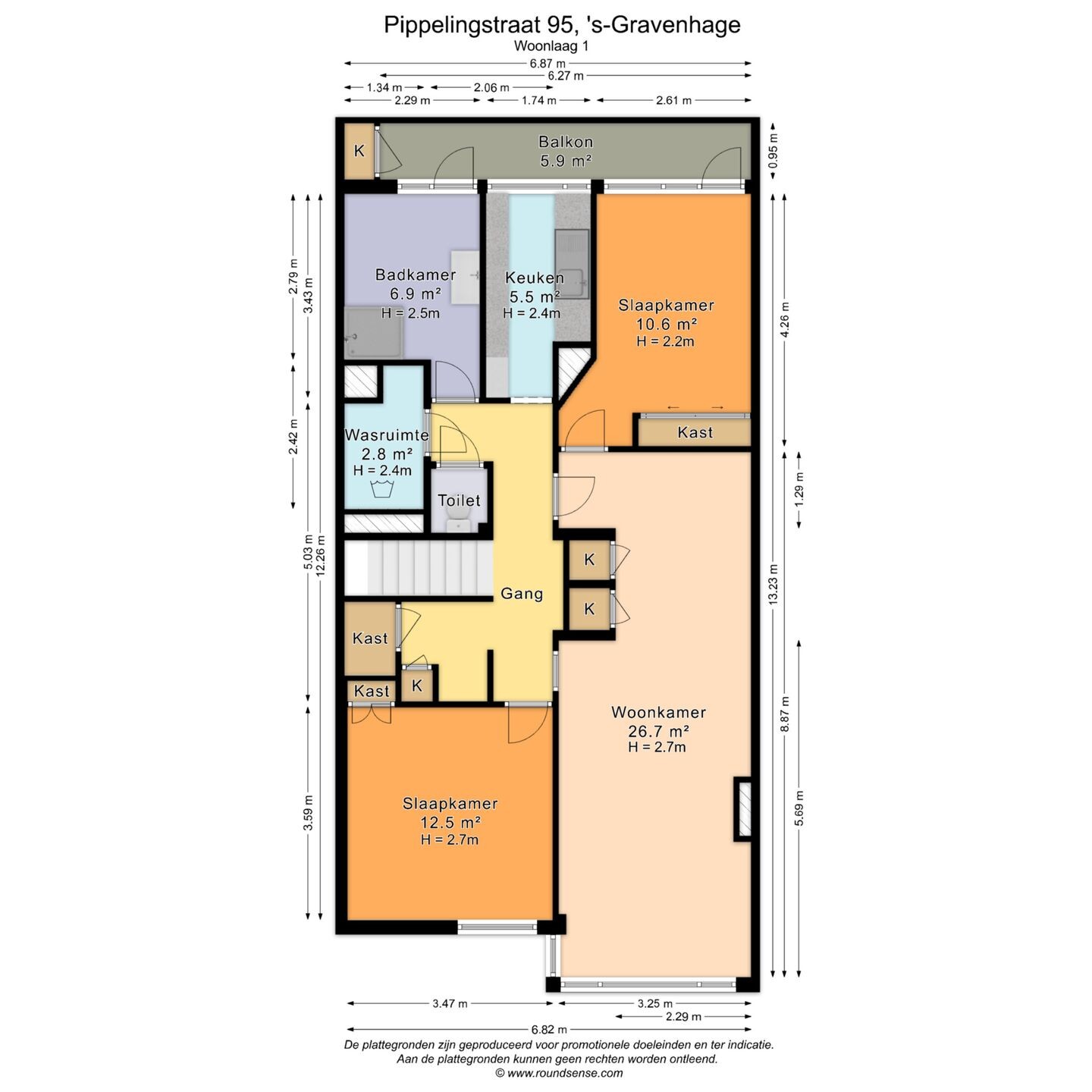 Appartement te koop: Pippelingstraat 95, 'S-Gravenhage