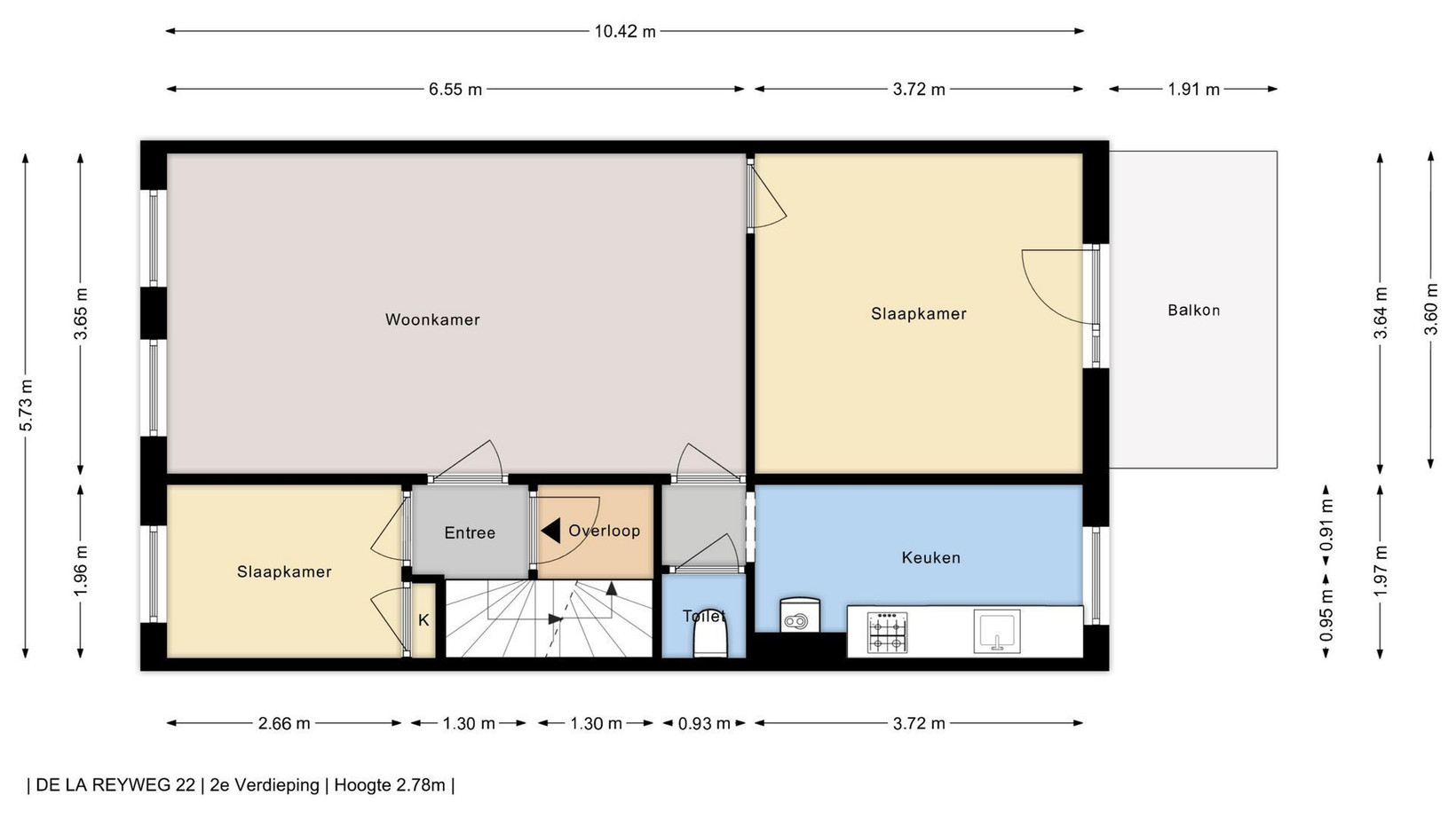 Appartement te koop: De la Reyweg 22A, 'S-Gravenhage