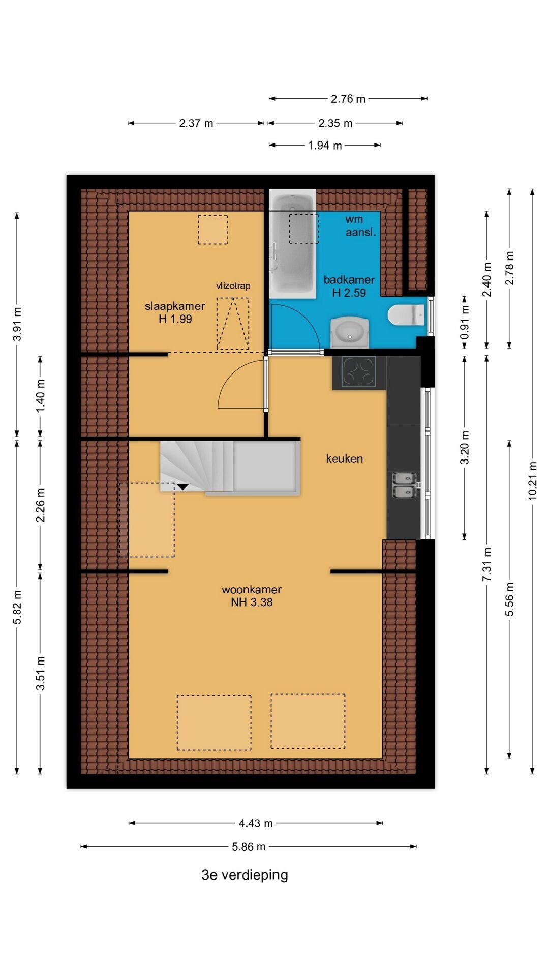 Appartement te koop: Batjanstraat 23B, 'S-Gravenhage
