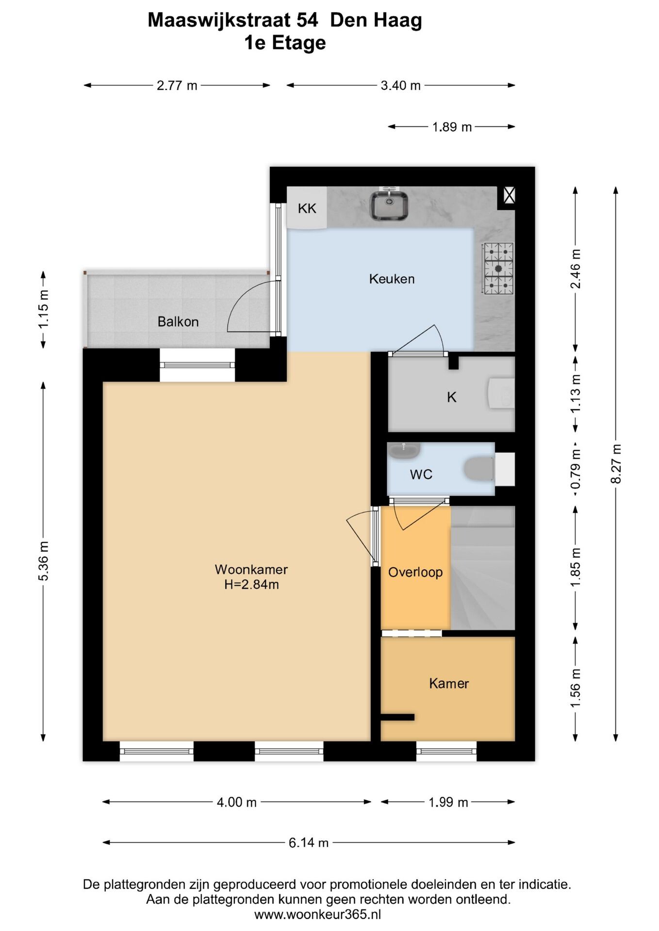 Appartement te koop: Maaswijkstraat 54, 'S-Gravenhage
