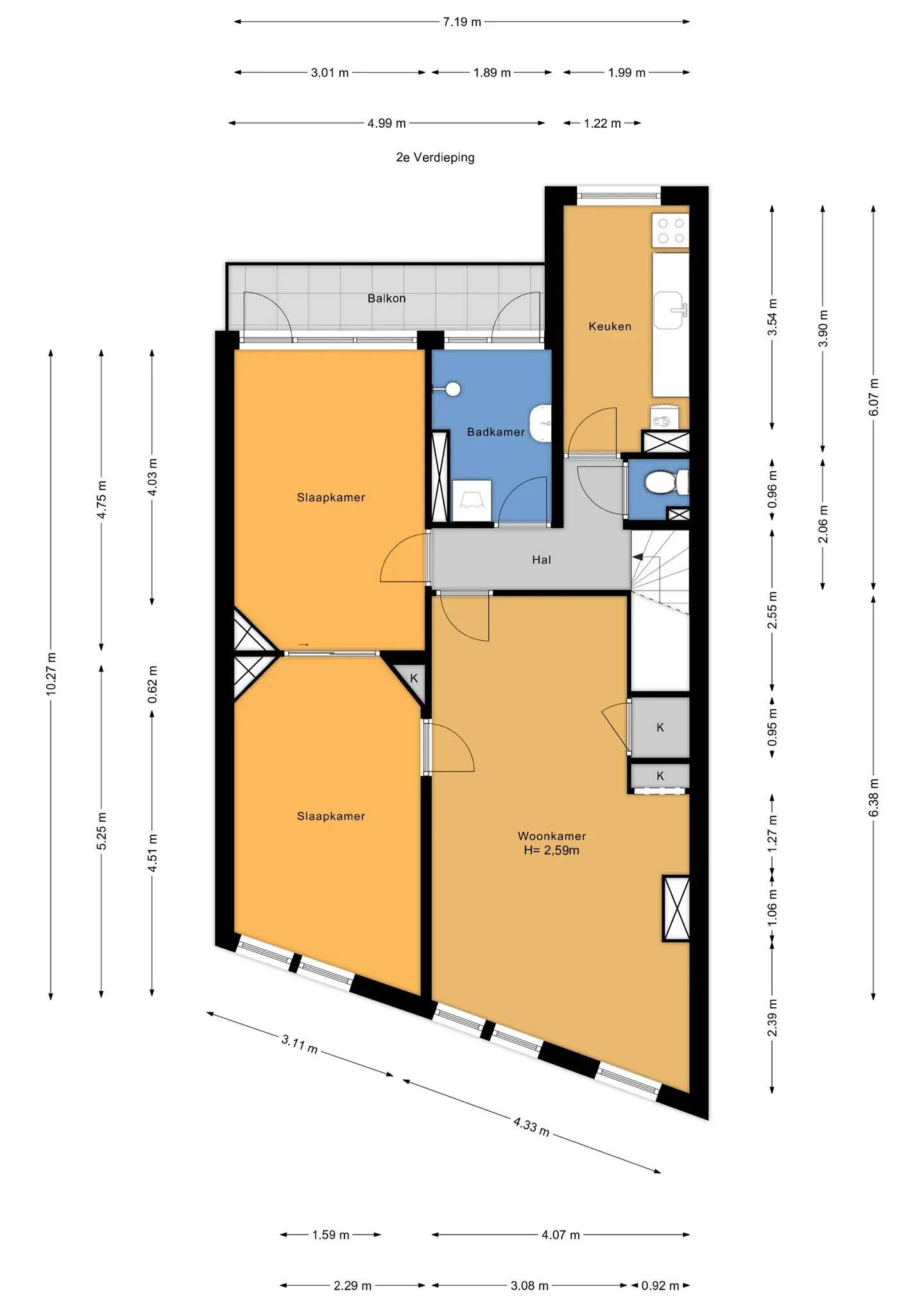 Appartement te koop: Amsterdamsestraat 5, 'S-Gravenhage