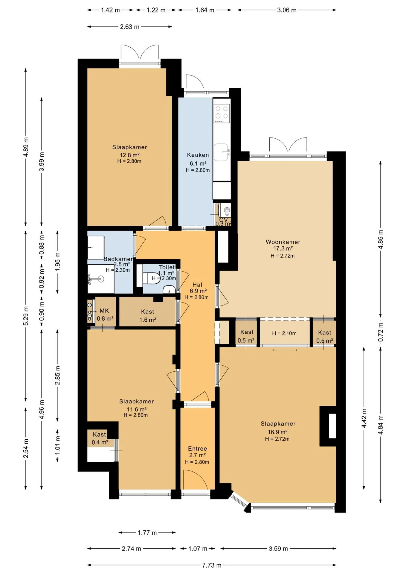 Appartement te koop: Van Reesstraat 92, 'S-Gravenhage