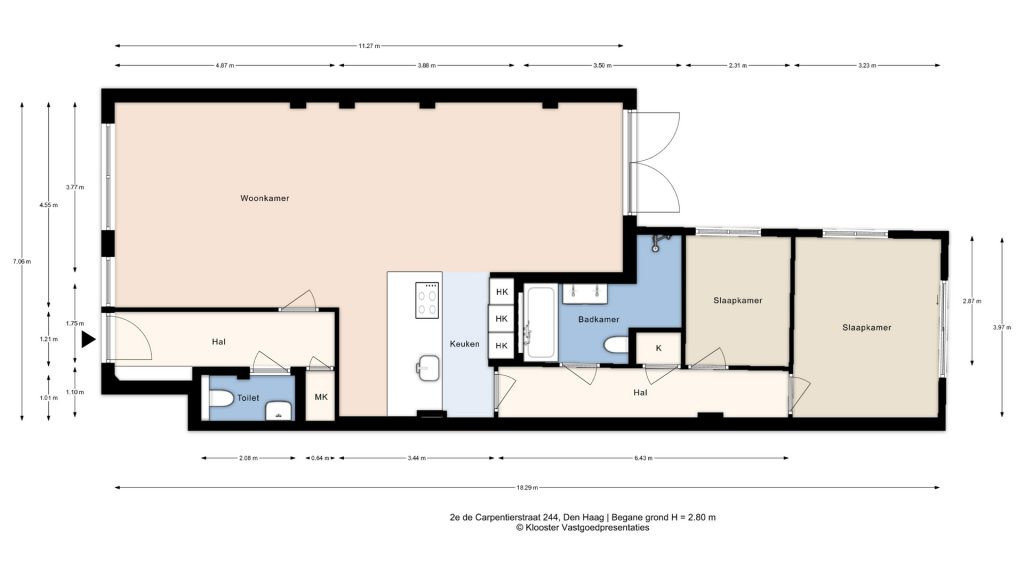 Woning te koop: 2e De Carpentierstraat 244, 'S-Gravenhage