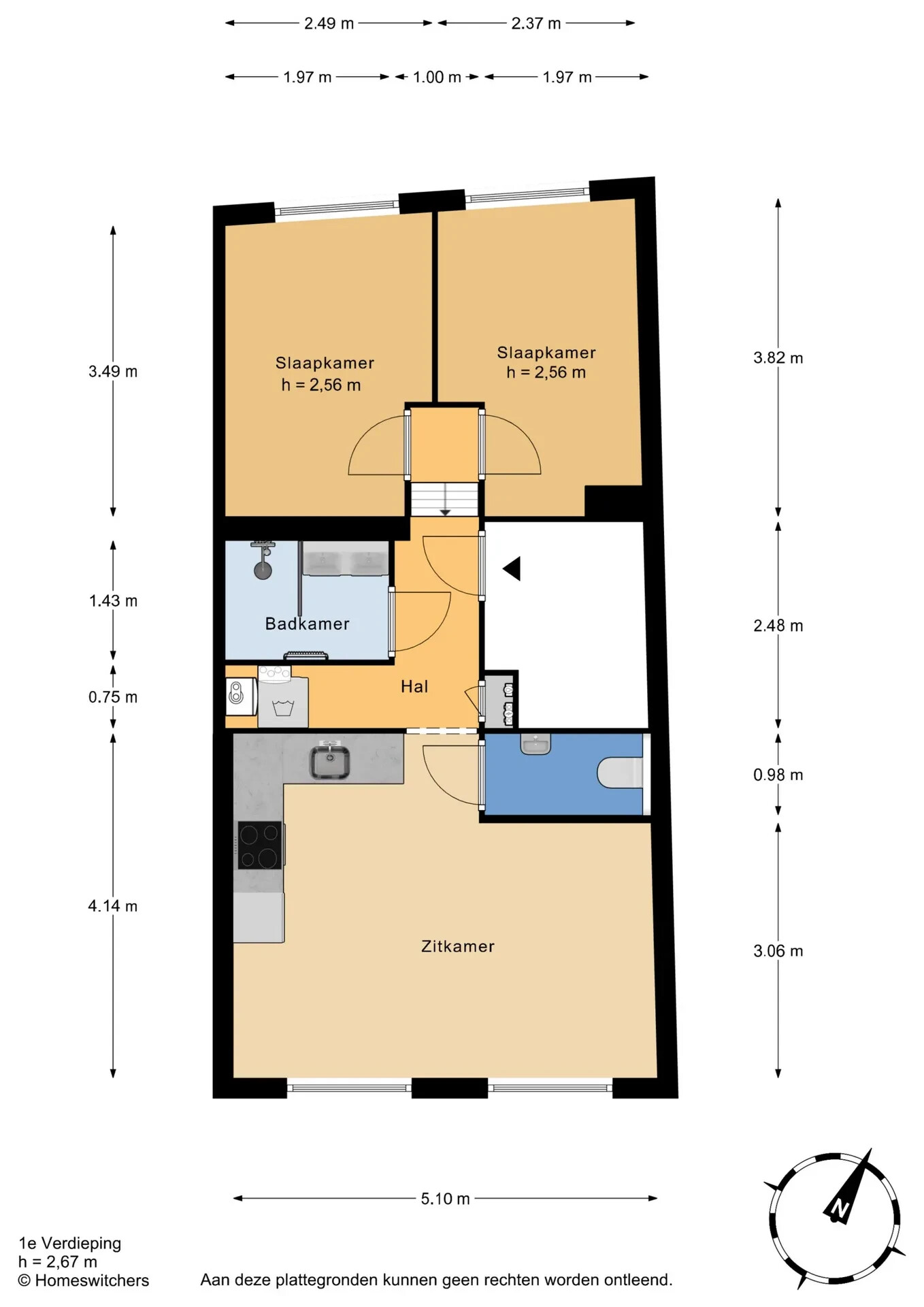 Appartement te koop: Markt 8A, Delft