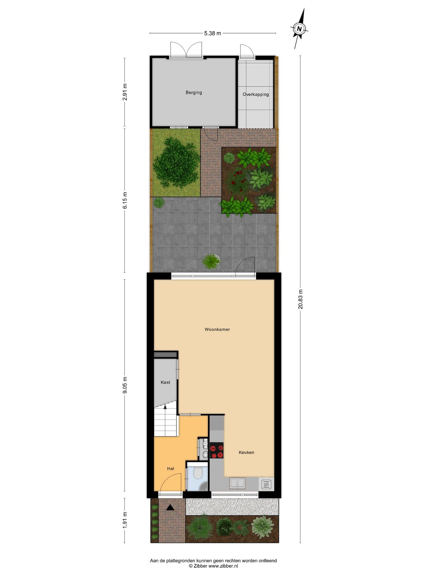 Tussenwoning te koop: boekweitakker 10, Pijnacker