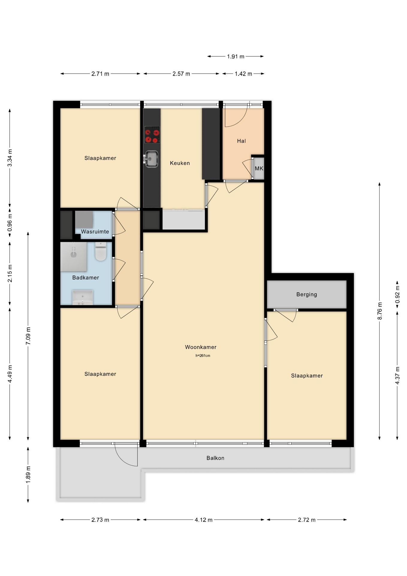 Appartement te koop: Jonkerbos 232, Zoetermeer